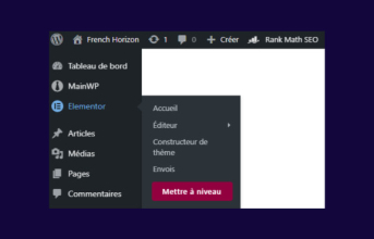 desactiver mettre a niveau elementor